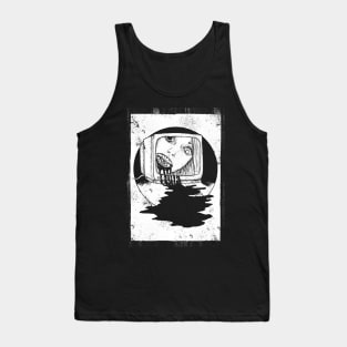 TV Set (White print) Tank Top